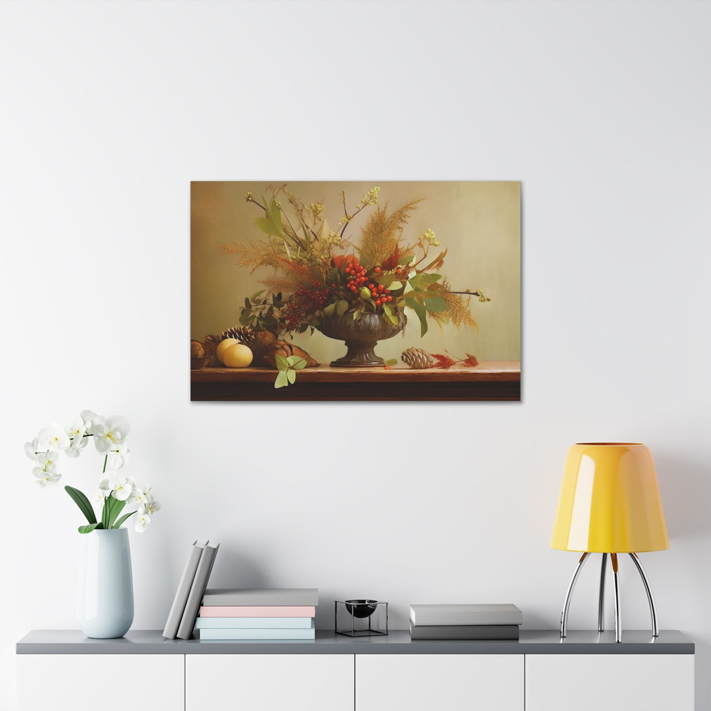 Captivating Fall Still Life: An Elegant Arrangement of Nature's Bounty
