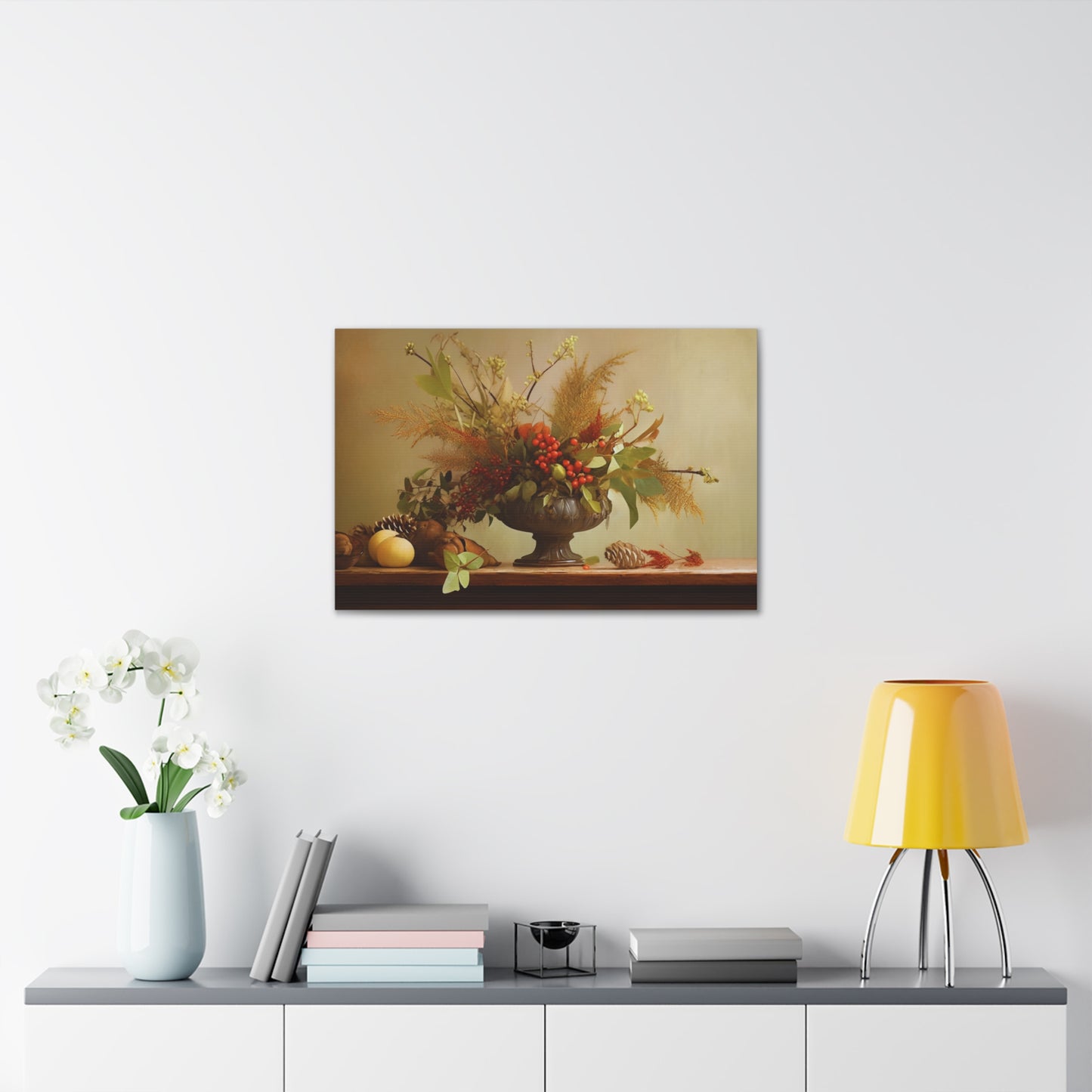 Captivating Fall Still Life: An Elegant Arrangement of Nature's Bounty