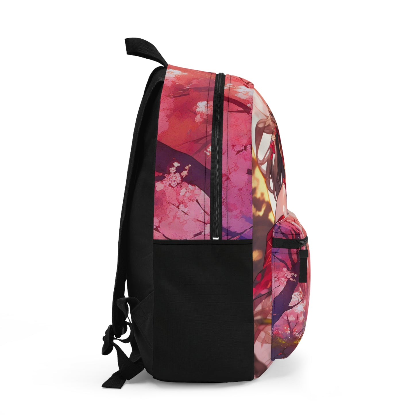 Backpack with Miyuki - Hill beneath Cherry Blossoms - Cute Cartoonish Designs - Honey Core - Han Dynasty - Trendy Anime-Inspired Bag