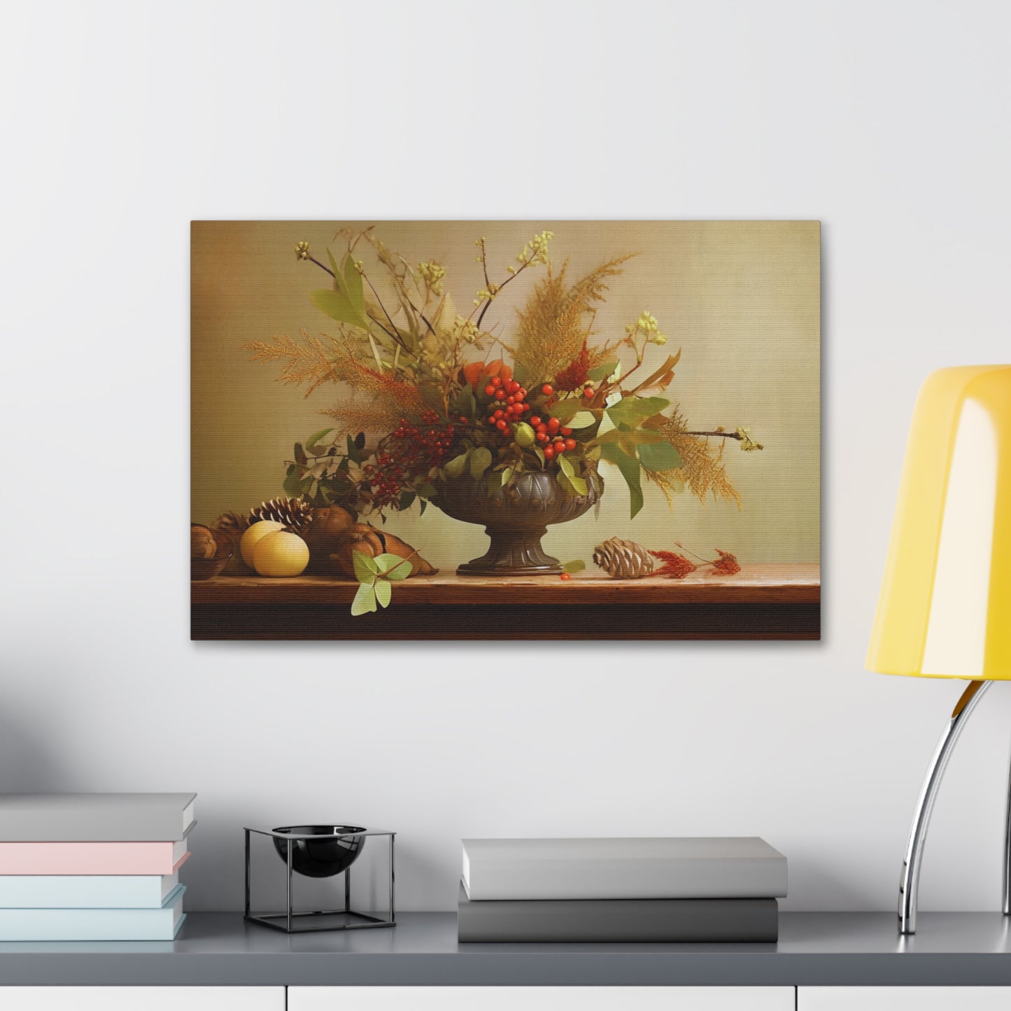 Captivating Fall Still Life: An Elegant Arrangement of Nature's Bounty
