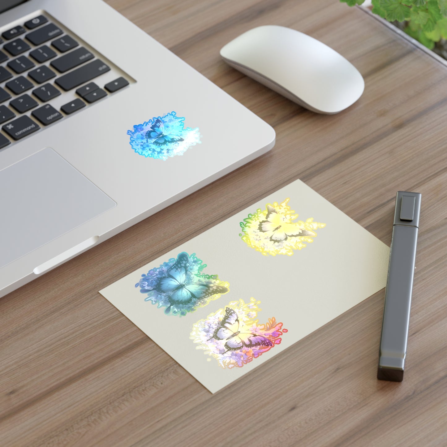 Purple Butterfly -Vibrant & Trendy Sticker Pack - Perfect for Laptops, Water Bottles, and More!