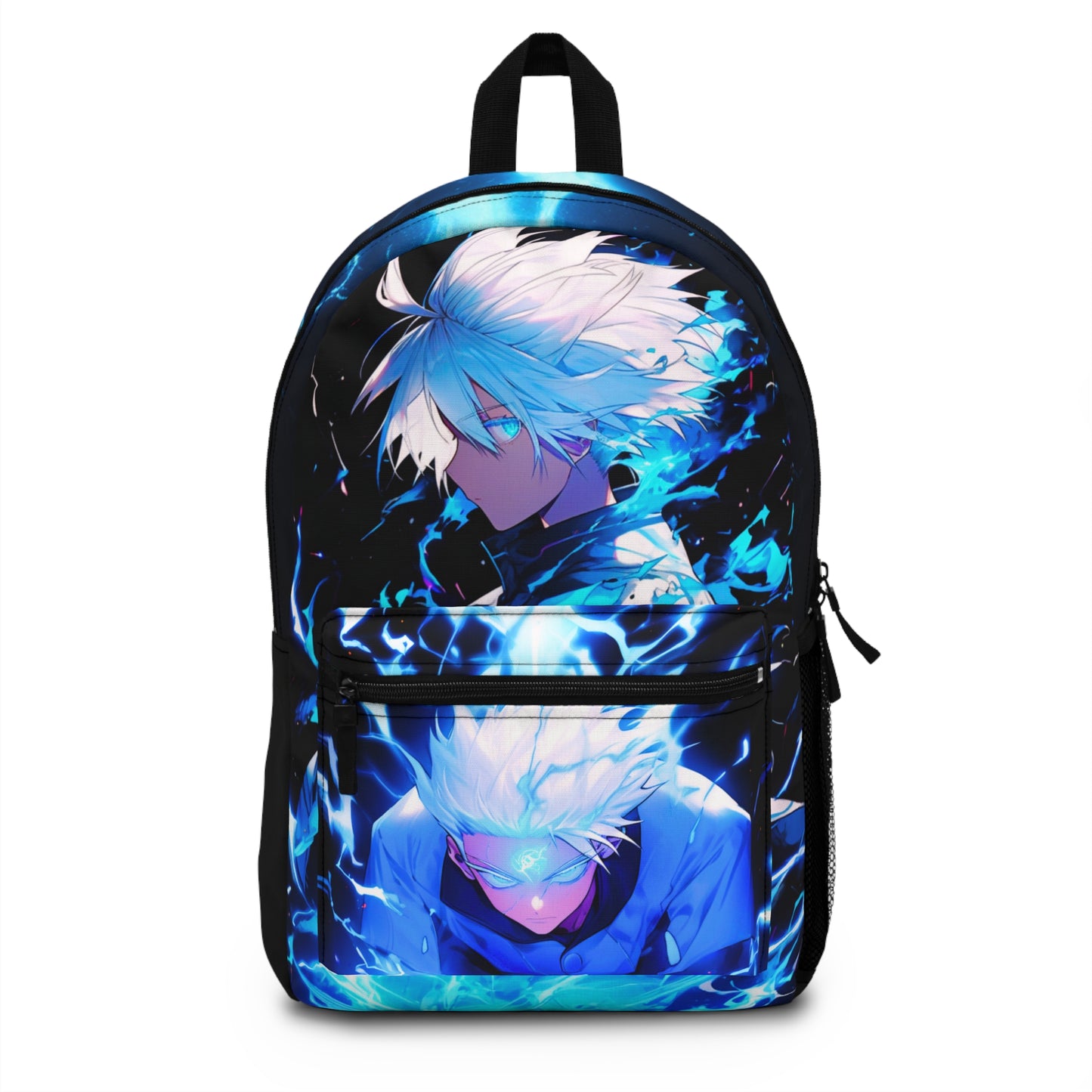 Unleash the Anime Adventure: Embrace Back-to-School with our Lightning-Wrapped Anime Boy Backpack!