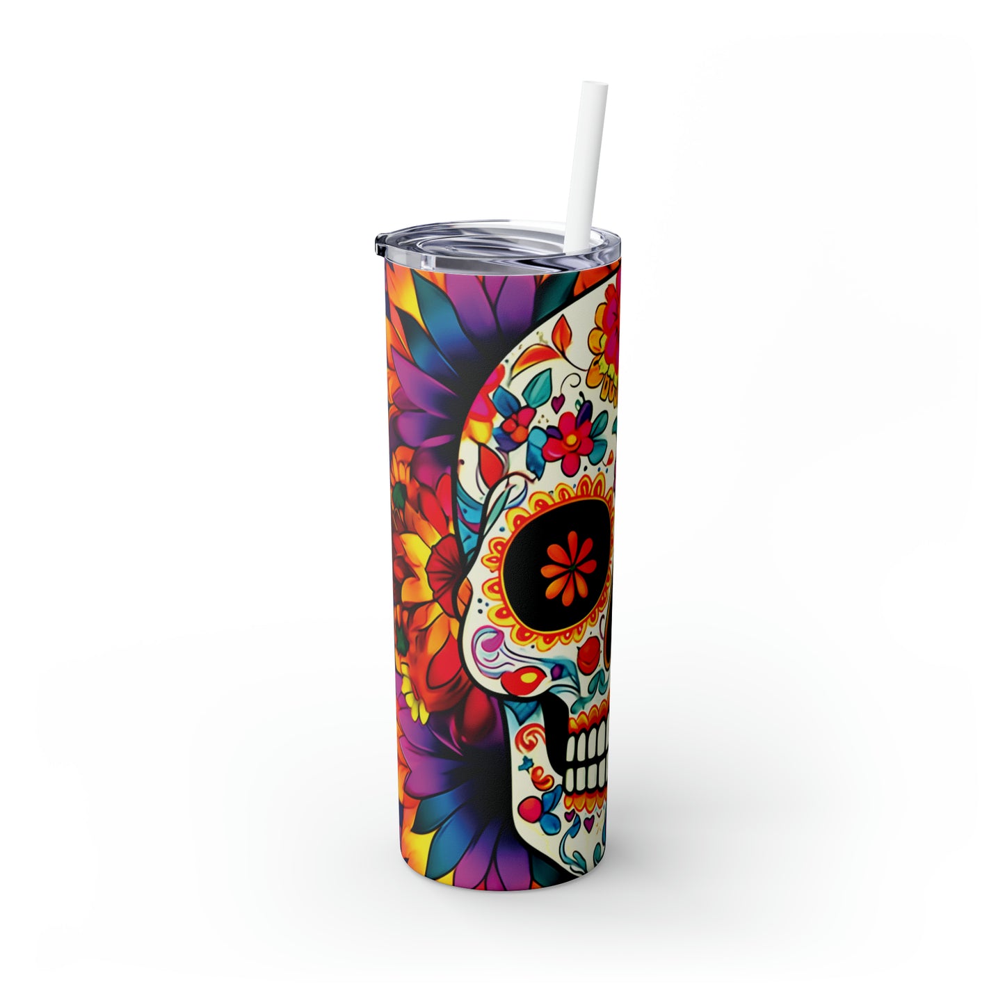 Skinny Tumbler with Straw, 20oz